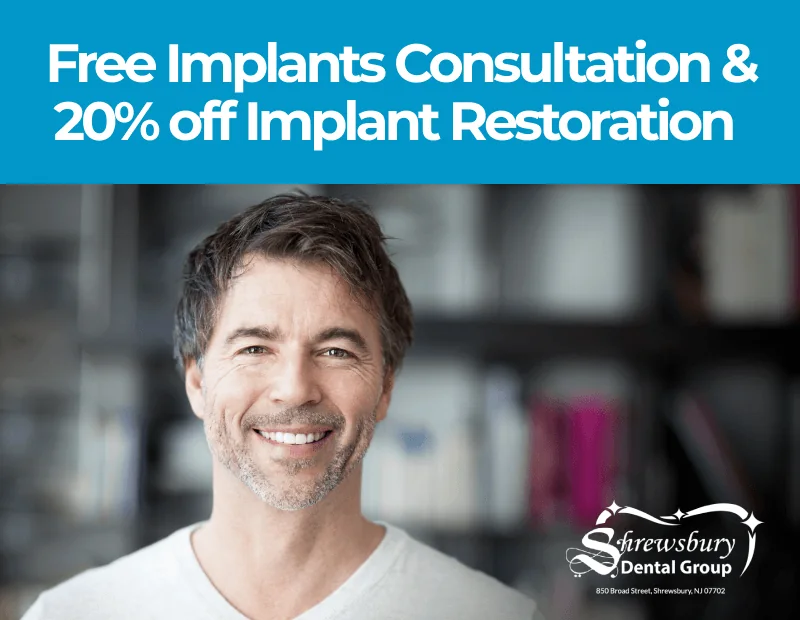 Free implants consultation and 20% off implant restoration